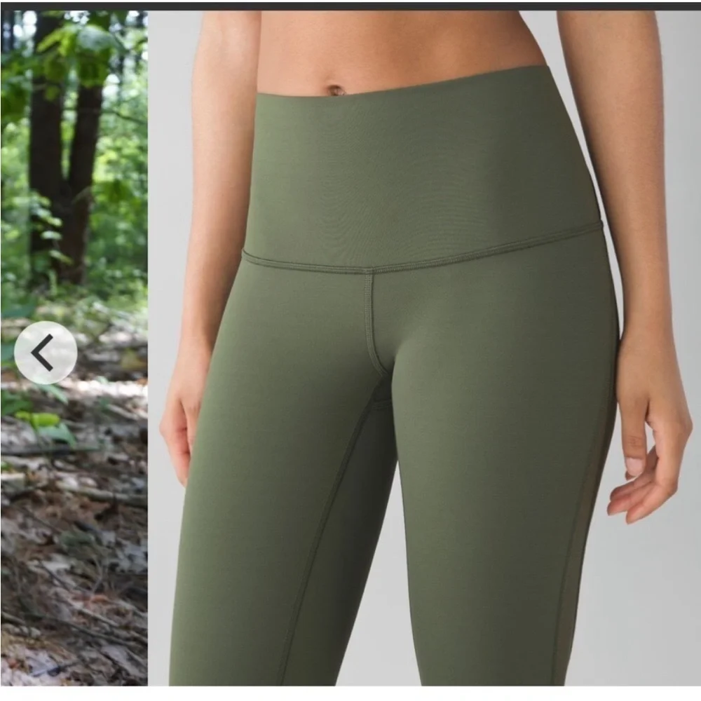 Lululemon Minimalist Crop Fatigue Green